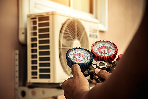 Professional Hvac technician working in Bridgewater, NY